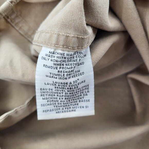 DENIM & SUPPLY RALPH LAUREN Shirt Jacket Mens XXL Tan With Hoodie - Picture 11 of 11